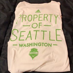 Adidas Seattle Sounders FC T-Shirt Size XL
